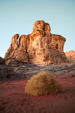 Djanet Desert Landscape &ndash; Tassili n'Ajjer Sahara Algeria Scenic View