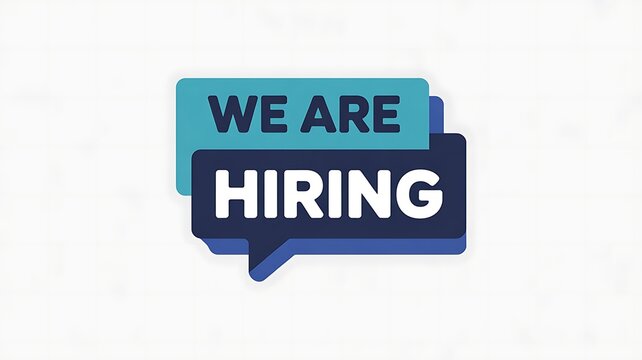 Job recruitment, hiring sign, employment opportunity, business announcement, human resources