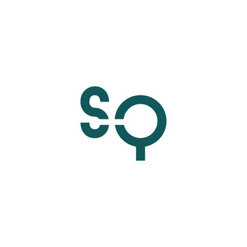 Teal logo with the letters SQ