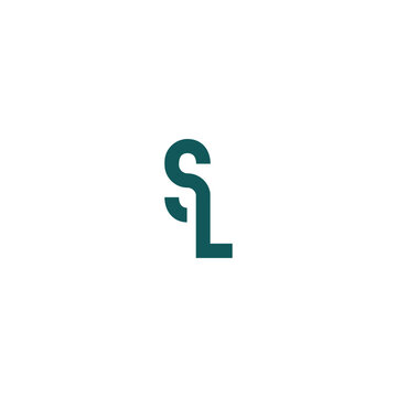 Green letter S with hanging lowercase L