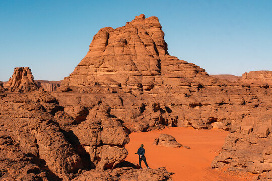 Djanet Desert Landscape &ndash; Tassili n'Ajjer Sahara Algeria Scenic View