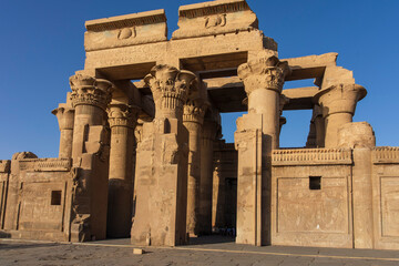 Obraz premium From Kom Ombo temple, Aswan, Egypt