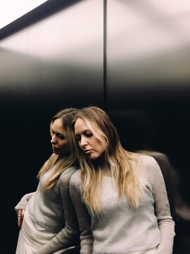 Melancholic Reflection portrait
