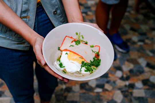 Thai Sukothai heritage dish Khao Perb