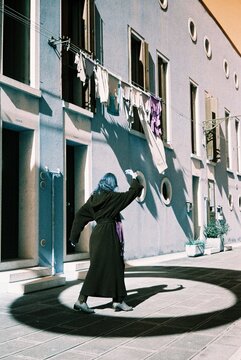 Sunlit Shadow Play on 35mm Film
