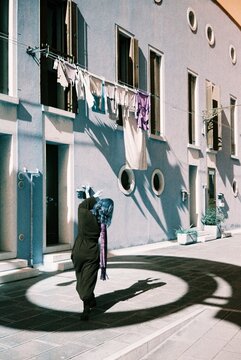Sunlit Shadow Play on 35mm Film