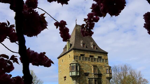 the historic german city of soest 4k video