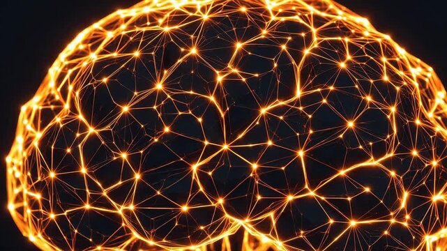 Digital brain network connections symbolizing trust, reliability, and security