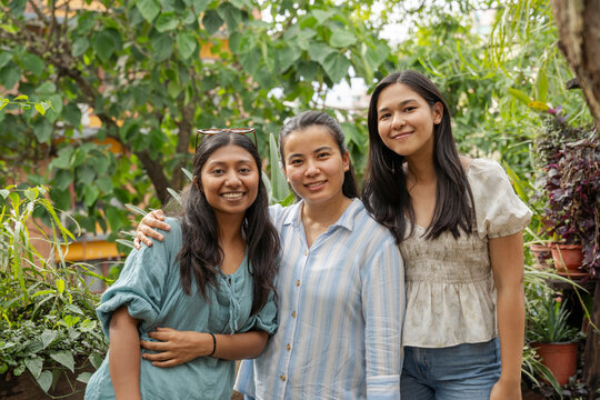 Portrait of friends