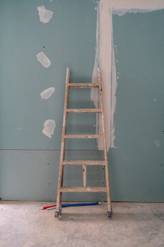 Ladder Against Renovation Wall