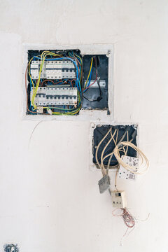Exposed Electrical Wiring Wall