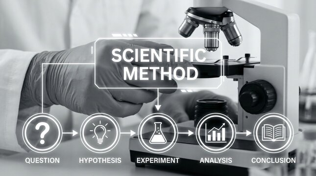The structured approach of the scientific method in research