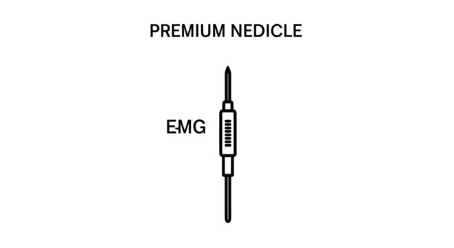 EMG Needle Electrode for Electromyography Medical Diagnostic Test