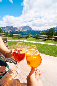 Cheers Italian summer cocktails