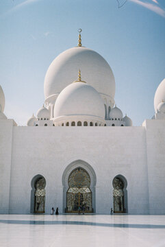 Film Photo of Sheikh Zayed Grand Mosque, Abu Dhabi