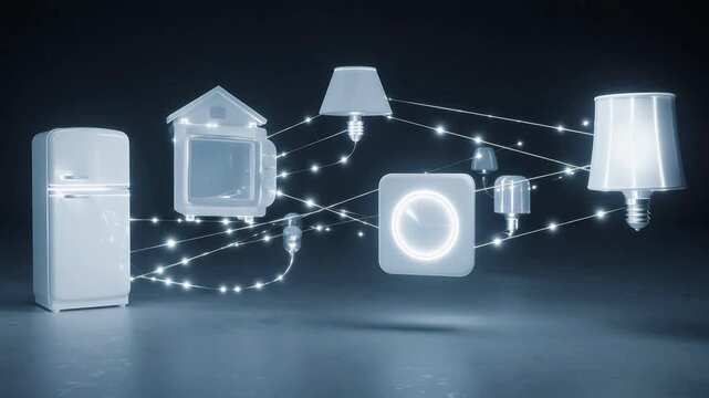 Smart home appliances connected emphasizing health, wellness, and vitality
