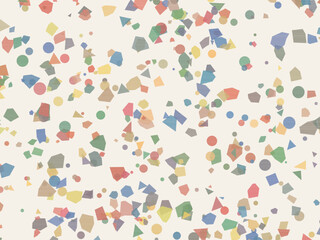 Obraz premium Colorful Terrazzo Fragments Organic Stone Mosaic Background