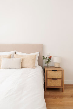 Bedroom With Bedside Table