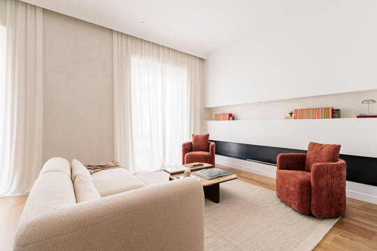Elegant Living Room Interior