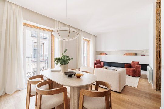 Open Plan Apartment Interior