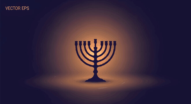 Illuminated menorah symbolizing Chanukah celebration and religious observance