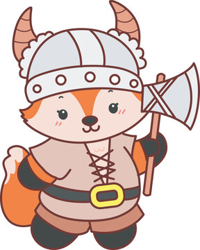 Cute set of Fox sticker with activity. Fox with variation of halloween theme
