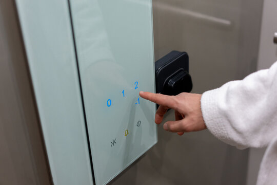 Pressing Floor Level On Elevator Interface