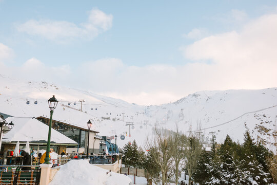 Ski resort in Spain