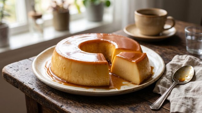 Delicioso Pudim de Leite com Caramelo - Sobremesa Tradicional Brasileira