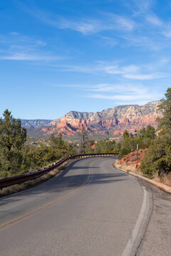 Highway 89A Driving Into Sedona Arizona