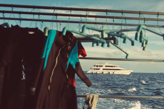 Yacht Beyond Wet Suits