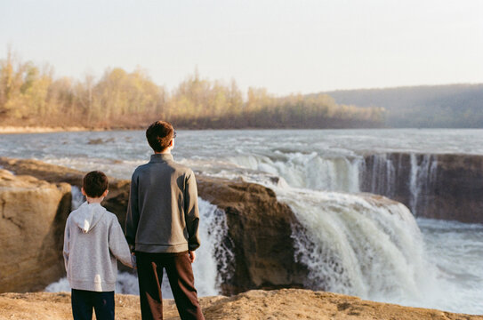 Family trip to the river
