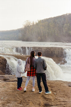 Family trip to the river