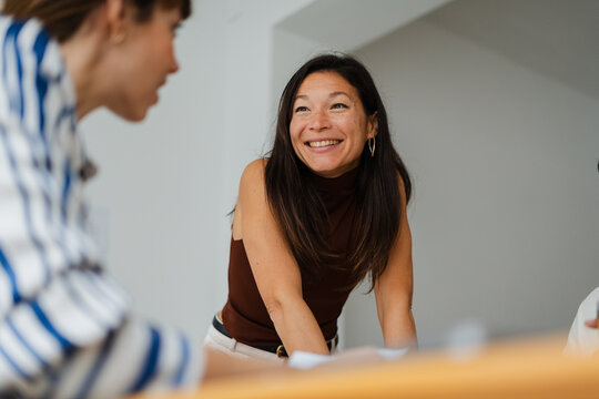 Women working as a team