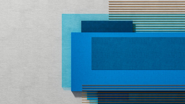 Colorful geometric shapes create an interesting abstract background