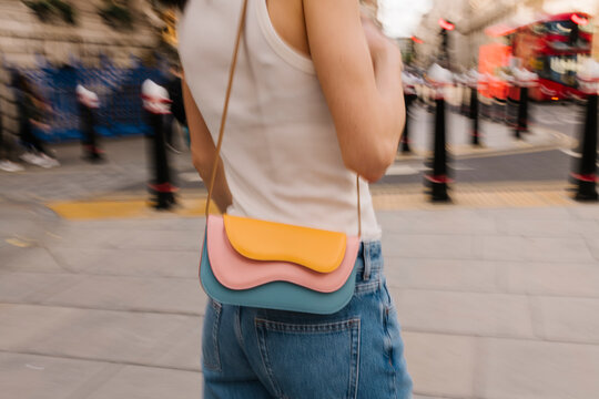 Colorful Crossbody Bag On Street Style