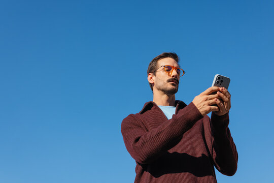  Gentleman with phone