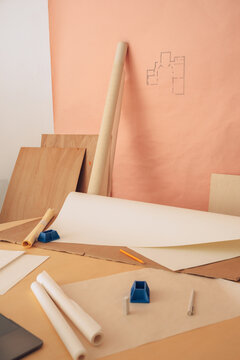 Unorganised working space
