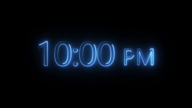 10:00 pm text animation background. and creating a stunning text animation.