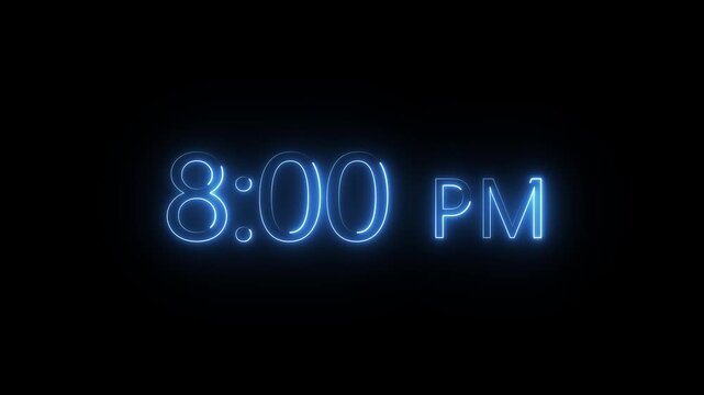 8:00 pm text animation background. and creating a stunning text animation.