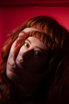 Portrait with Prism Lens Effect