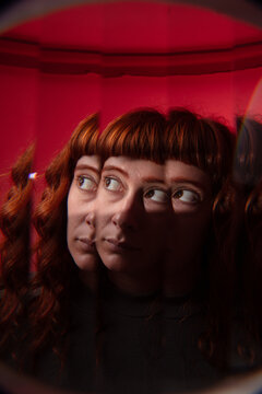 Portrait with Prism Lens Effect