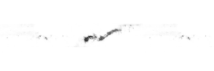 Fototapeta premium Set of Black Brush Stroke Smudge Isolated Transparent Background PNG