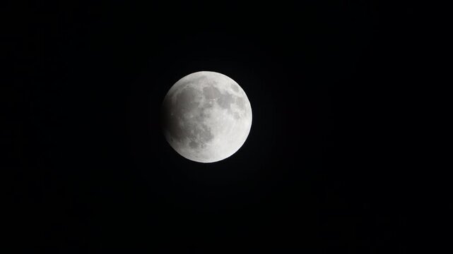 moon in the night sky moon eclips