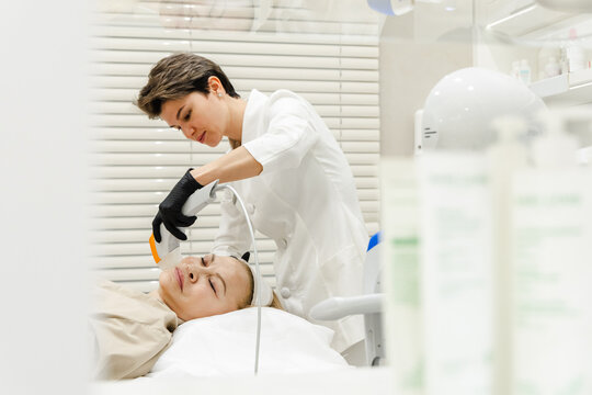 Professional Facial Skin Treatment in Beauty Clinic