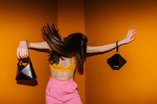 Dynamic Fashion Dare In Bright Orange Studio