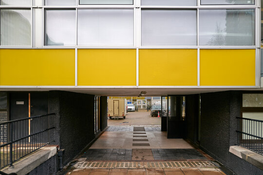 Entrance Near a Loading Area to Golden Lane Estate