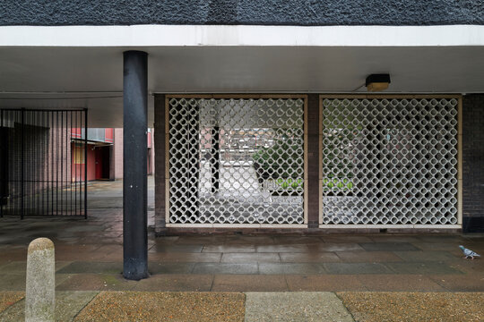 MCM Breezeblock Wall Design at Golden Lane Estate