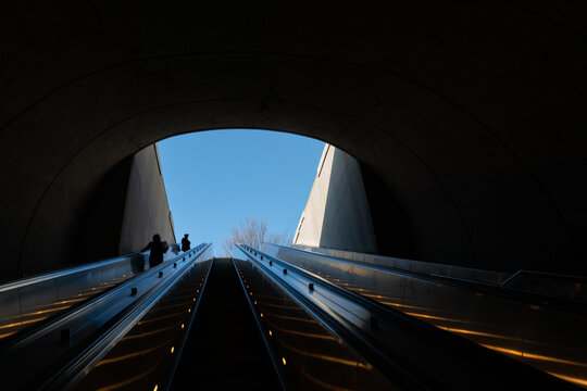 Exiting A DC Metro Station