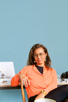 Maker Businesswoman Portrait in Creative Workspace